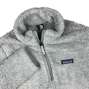 Patagonia Los Gatos 1/4 Zip Women’s Medium Pullover Fleece Jacket Drifter Gray